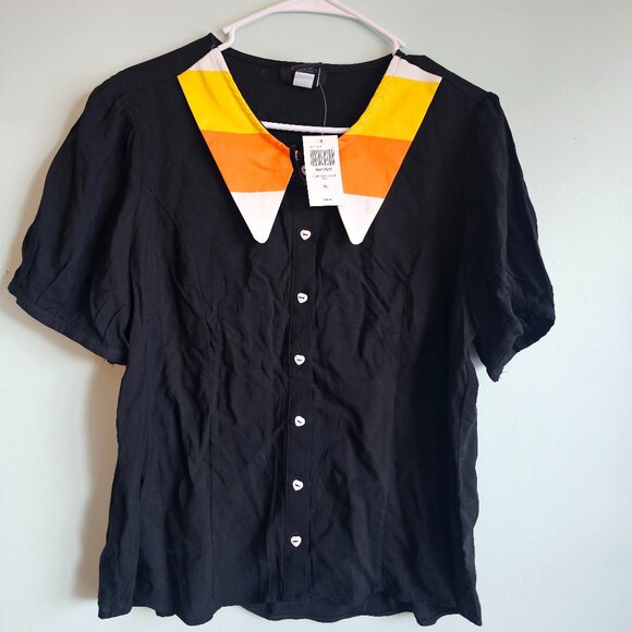 Hot Topic Tops - Hot Topic Candy Corn Shirt - New Women Size: XL